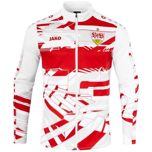 Jako Vfb Einlaufjacke - wei�/rot