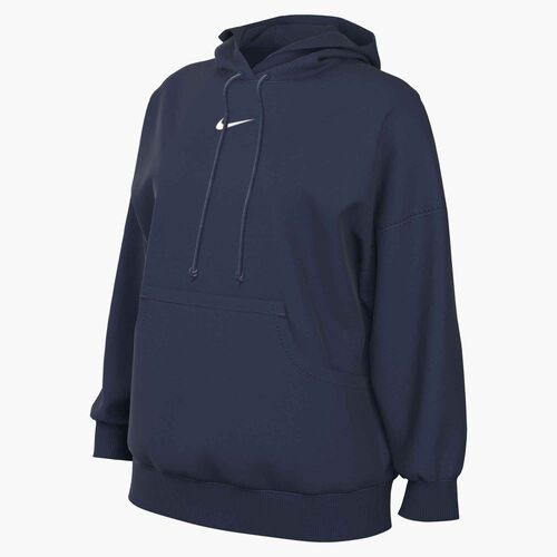 Nike W Nsw Phnx Flc Os Po Hoodie - midnight navy/sail