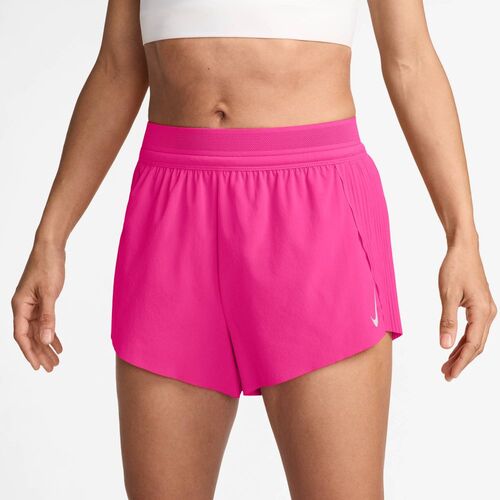Nike W Nk Arswft Dfadv Mr 3In Short - hyper pink/black