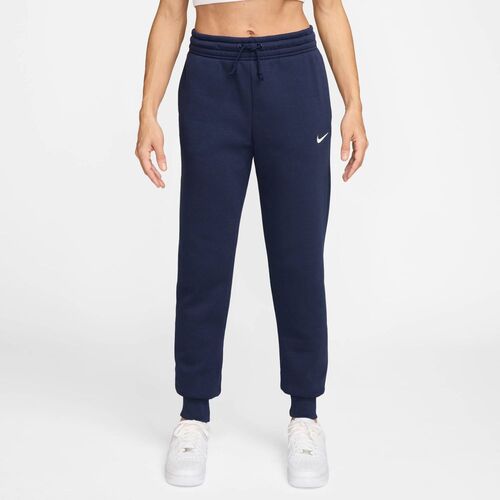 Nike W Nsw Phnx Flc Mr Pant Std - midnight navy/sail