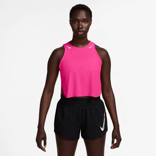 Nike W Nk Arswft Dfadv Crop Tank - hyper pink/black