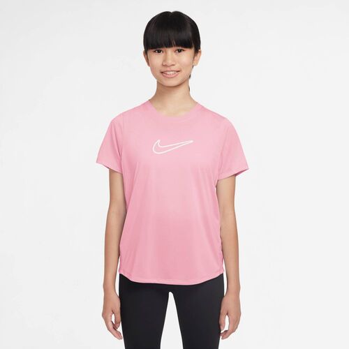 Nike G Nk Df One Std Ss Top Hbr - med soft pink/white