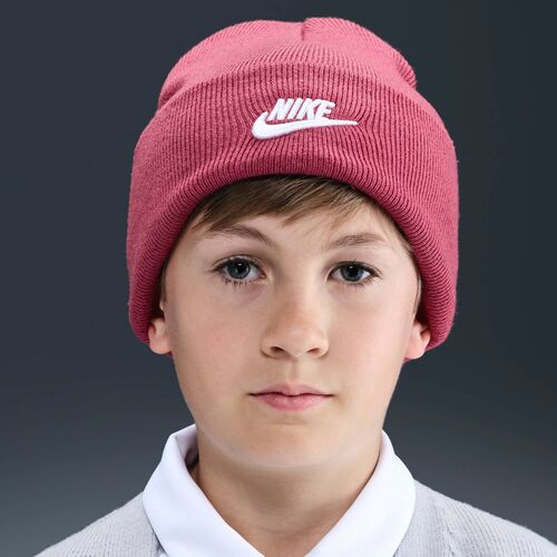 Nike K Nk Peak Beanie Tc Fut - sweet beet/white