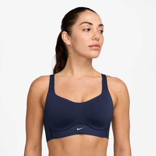 Nike W Nk Alate Hs Conv Bra - midnight navy/white