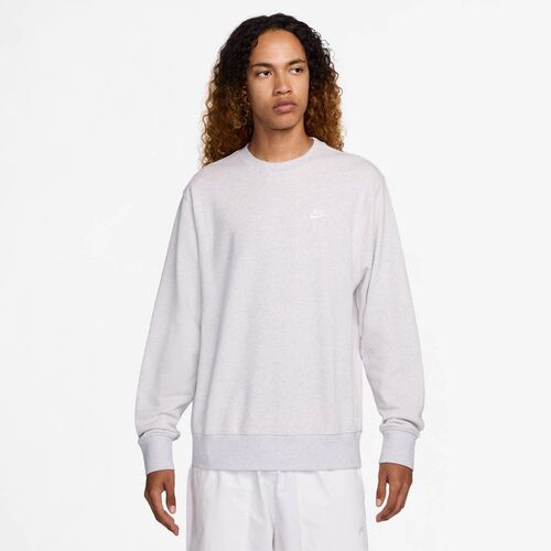 Nike M Nk Club Ft Crew - birch heather/white