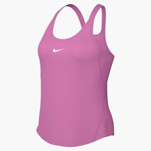 Nike W Nk One Clsc Df Strpy Tank Wt - playful pink/white