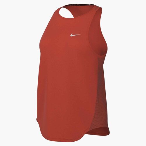 Nike W Nk Tempo Nvlt Df Tank - picante red/reflective silv