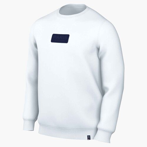 Nike Psg M Nsw Club Crw Bb - white/midnight navy