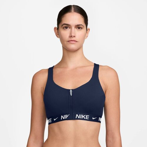 Nike W Nk Indy Hs Zip Bra - midnight navy