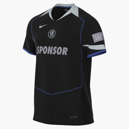 Nike Cfc M Nk Dfadv Jsy Ss Match 3R - black/field silver/field silver