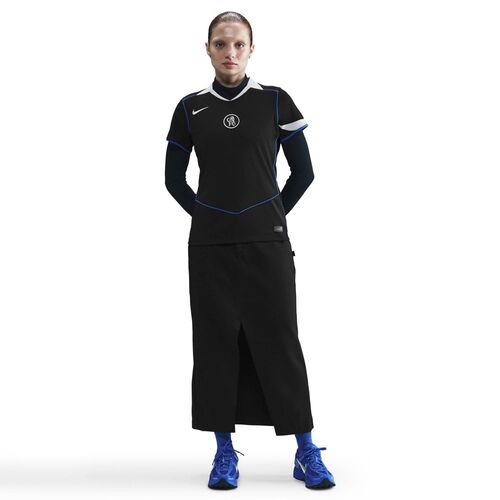 Nike Cfc W Nk Df Stad Jsy Ss 3R - black/field silver/field silver