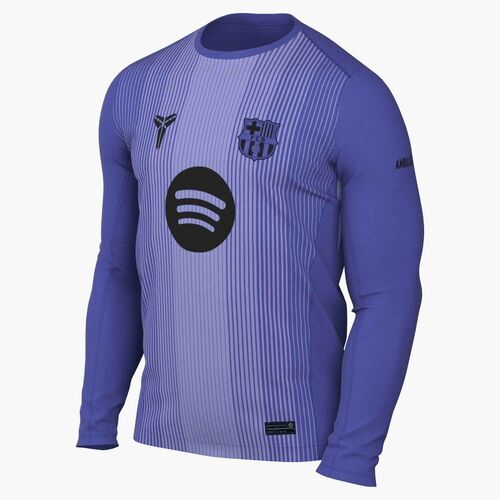 Nike Fcb M Nk Df Jsy Ls Stad Gkaw - persian violet/light thistle/black