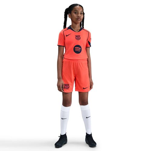 Nike Fcb Y Nk Df Short Stad 3R - bright mango/midnight navy/midnight