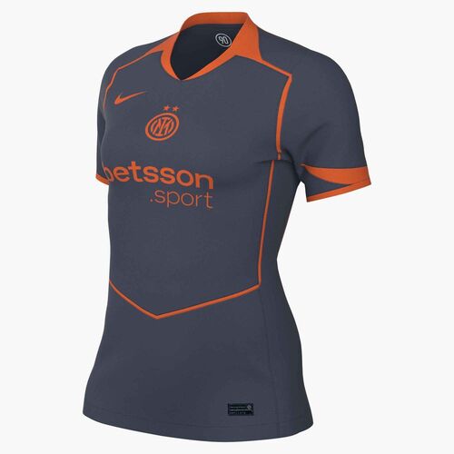 Nike Inter W Nk Df Jsy Ss Stad 3R - thunder blue/safety orange/safety o