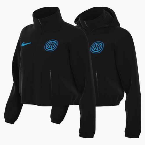 Nike Inter W Nk Awf Wvn Jkt - black/chlorine blue