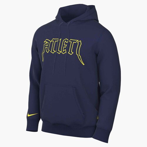 Nike Atm M Nsw Club Hdy Po Bb Gx - binary blue/vibrant yellow