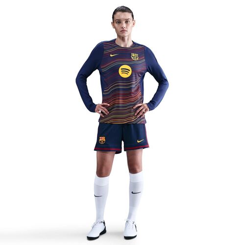 Nike Fcb Wnk Df Strk Crewtop K Hmpm - deep royal blue/midwest gold