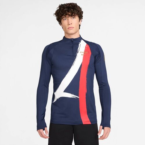 Nike Psg Mnk Df Strike Driltop Awgx - midnight navy/metallic gold