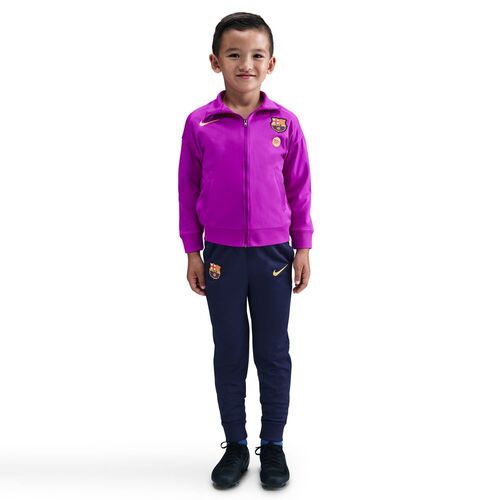 Nike Fcb Lk Nk Df Strk Trk Suit K - vivid purple/midwest gold