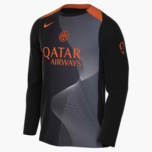 Nike Inter Mnk Df Acdpr Ls Wrmk3Rpm - black/thunder blue/safety orange