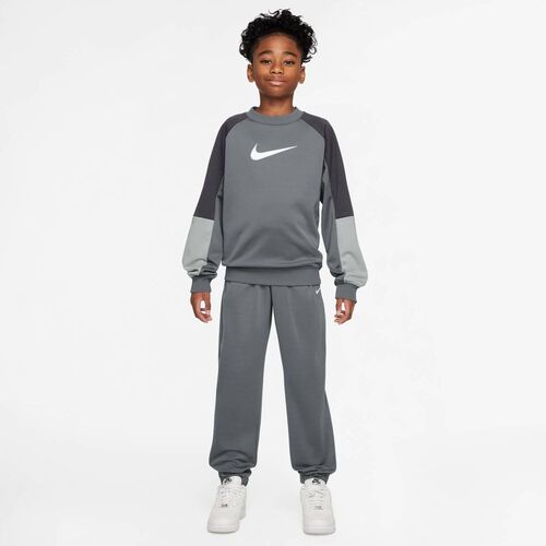 Nike K Nsw Df Tracksuit Pk Crew - smoke grey/anthracite/white