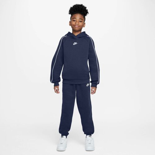 Nike K Nsw Club Flc Hdy Tracksuit - midnight navy/midnight navy/white/w