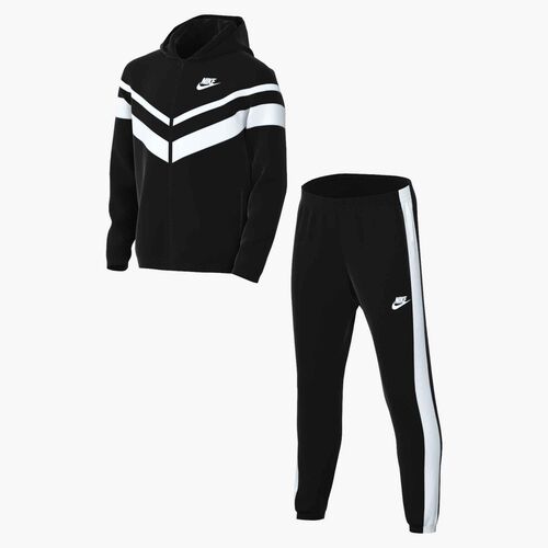 Nike K Nsw Df Tracksuit Mxd Mtrl - black/white/white