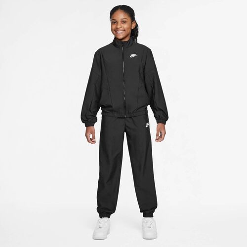 Nike K Nsw Tracksuit Wvn Fz - black/black/black/white