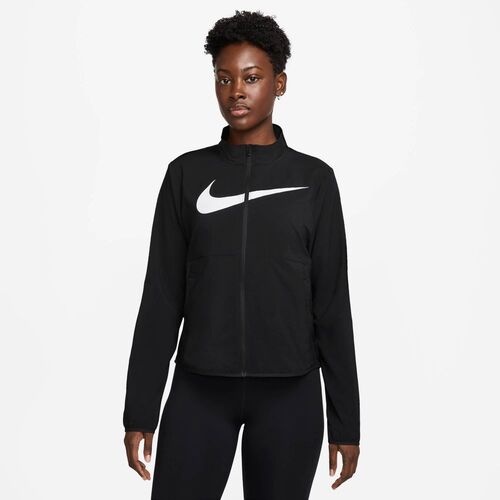Nike W Nk Tempo Swsh Hbr Df Jkt - black/white