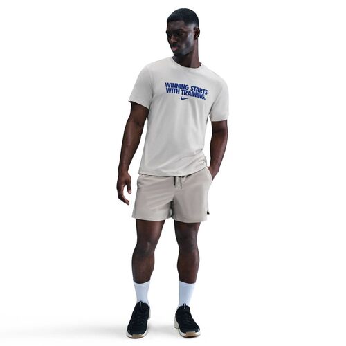 Nike M Nk Df Tee Winning - light bone/bright blue