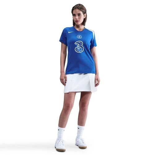 Nike Cfc W Nk Df Strk Ss Top K 3R - game royal/game royal/field silver