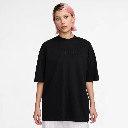 Nike W Nsw Luxe Ss Tee Relax - black