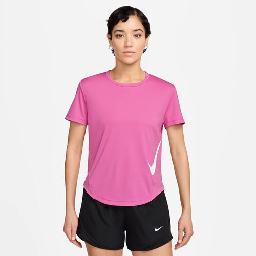 Nike W Nk Tempo Swsh Hbr Df Ss Top - playful pink/white