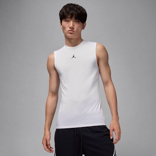 Nike M J Df Sprt Sl Comp Top - white/black