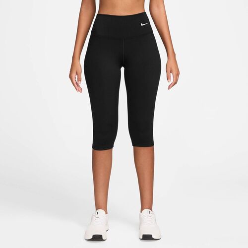 Nike W Nk Df One Hr Capri Tight Wt - black/white
