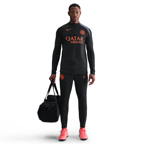 Nike Inter Mnk Df Strk Drlltop K 3R - black/thunder blue/safety orange