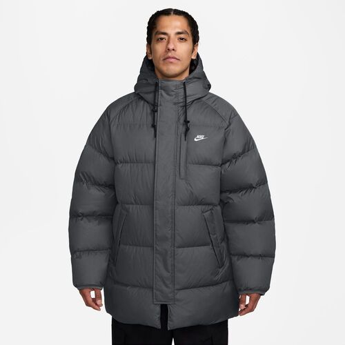 Nike M Nk Sf Club Parka 650 - iron grey/white