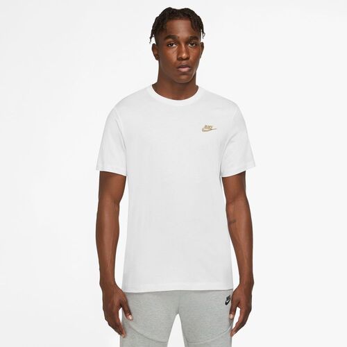 Nike M Nsw Club Tee - white/metallic silver