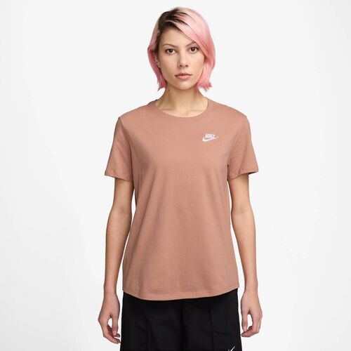 Nike W Nsw Club Ss Tee - rose gold/white
