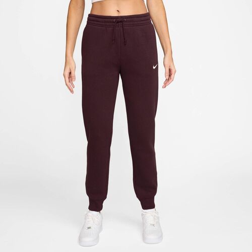 Nike W Nsw Phnx Flc Mr Pant Std - burgundy crush/sail