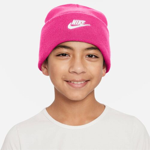 Nike K Nk Peak Beanie Tc Fut - hyper pink/white
