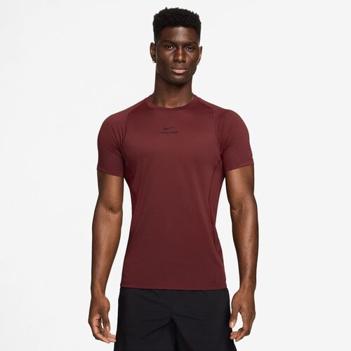 Nike M Np Df Npt Ss Top - dark team red/black