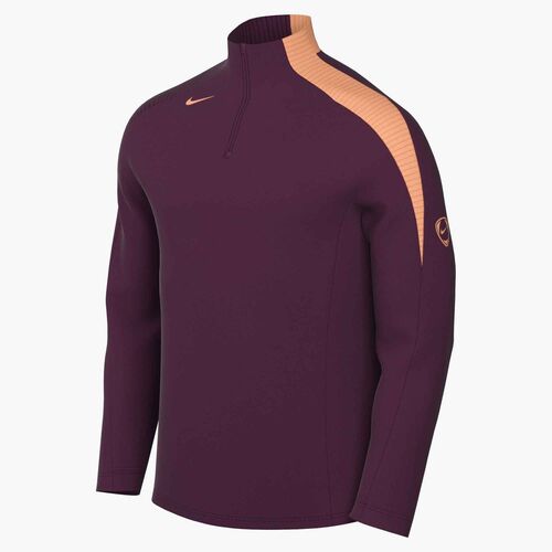 Nike M Nk Df Strk Dril Top T90 - bordeaux/bordeaux/orange pulse