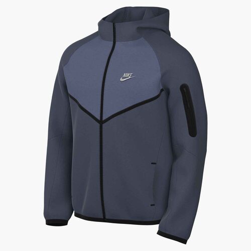 Nike M Nk Tch Mix Wr Hoodie - thunder blue/metallic silver