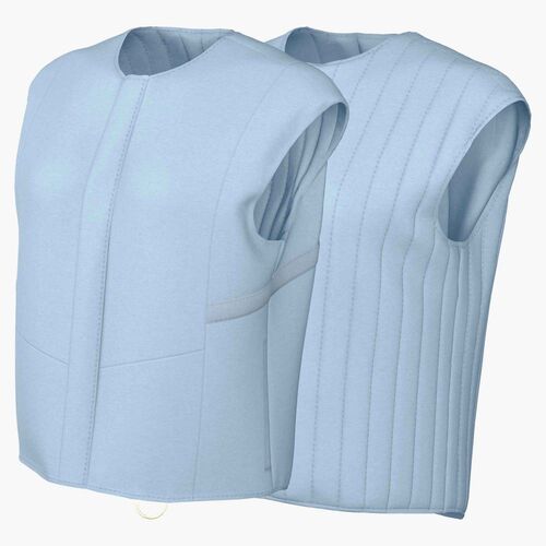 Nike W Nk 24.7 Df Vest Filled Wvn - celestine blue/work blue