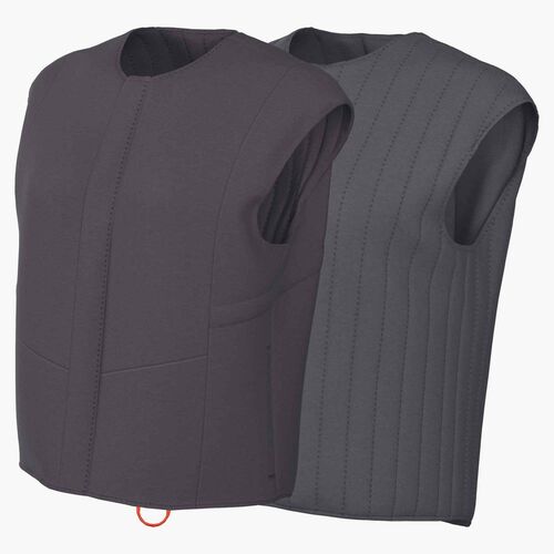 Nike W Nk 24.7 Df Vest Filled Wvn - thunder grey/dark shadow