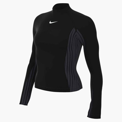 Nike W Np Df Warm Ls Top Gg - black/white