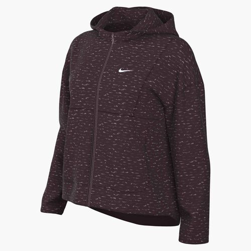 Nike W Nk One Tf Fz Top Polar - burgundy crush/white