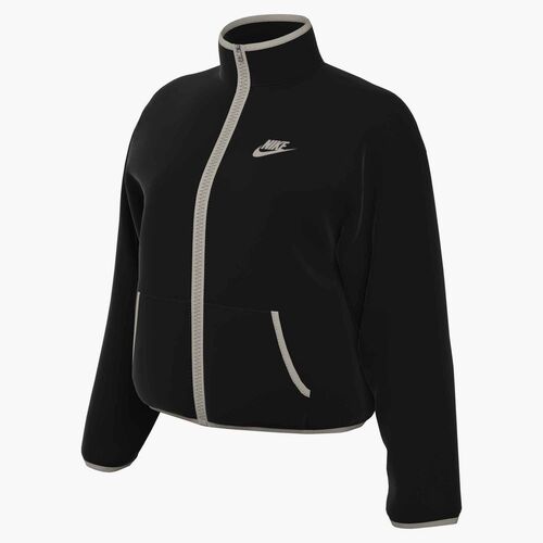 Nike W Nsw Club Flc Lse Czy Trk Jkt - black/college grey