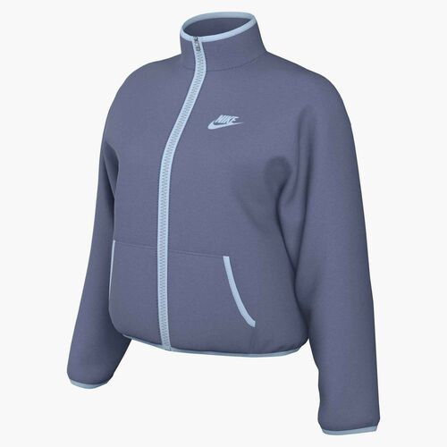 Nike W Nsw Club Flc Lse Czy Trk Jkt - world indigo/celestine blue